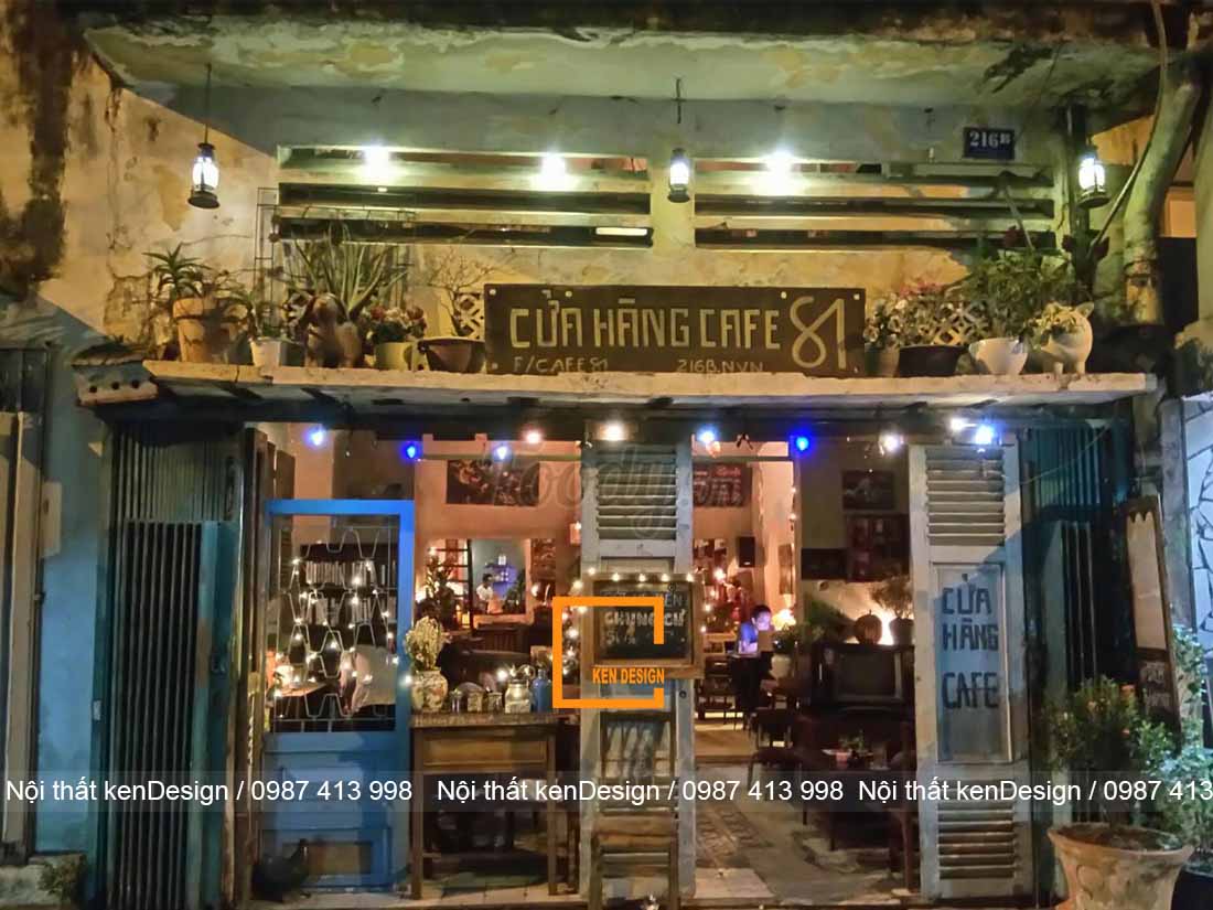 thiết kế quán cafe Cóc